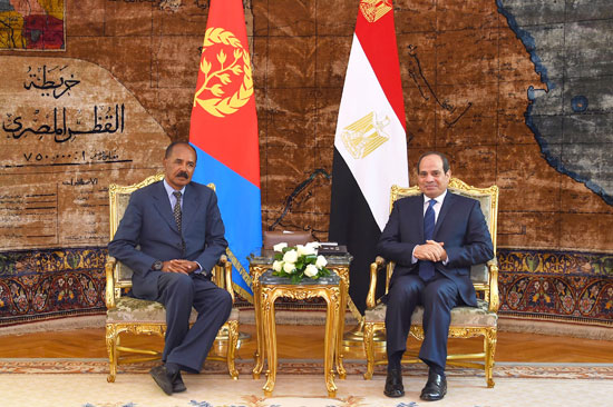 السيسى ورئيس دولة أريتريا (7)