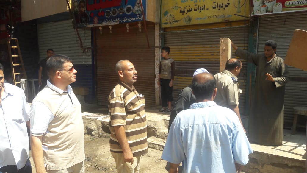 إزالة 21 حالة إشغالات وتحرير 36 محضر بحملة بمدينة الفشن (3)