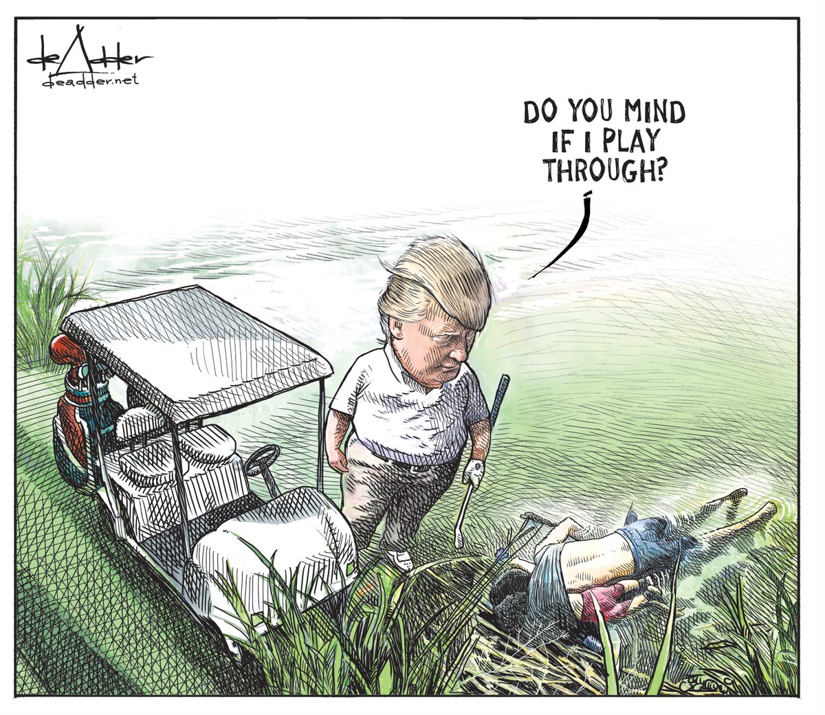 كاريكاتير الرسام الكندى