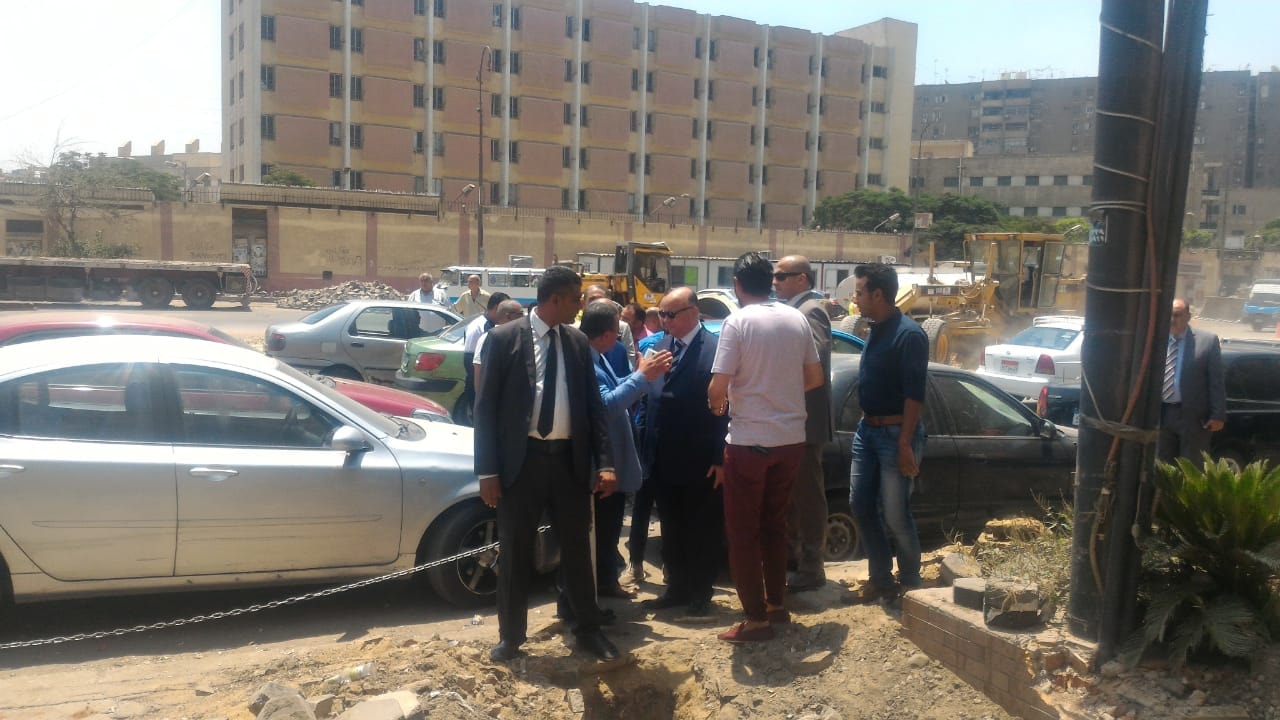 محافظ القاهرة يتفقد أعمال التطوير بشرق مدينة نصر (4)