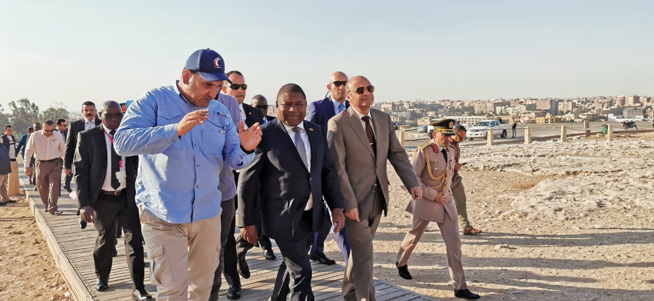 رئيس جمهورية موزمبيق فى الأهرامات (2)