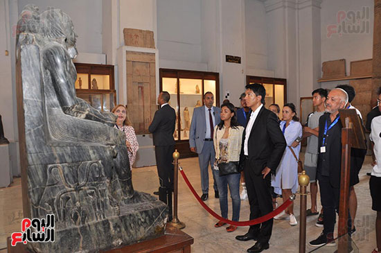 رئيس مدغشقر فى المتحف المصرى بالتحرير (2)
