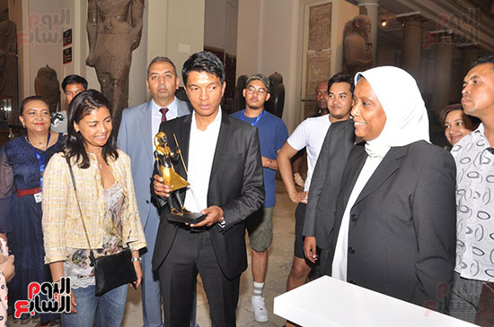 رئيس مدغشقر فى المتحف المصرى بالتحرير (3)