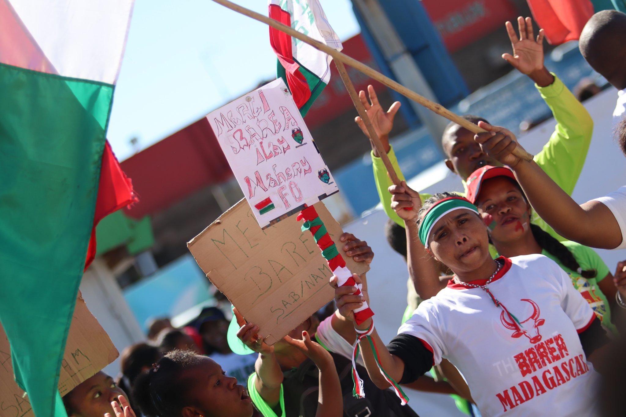 استقبال حافل لمنتخب مدغشقر 