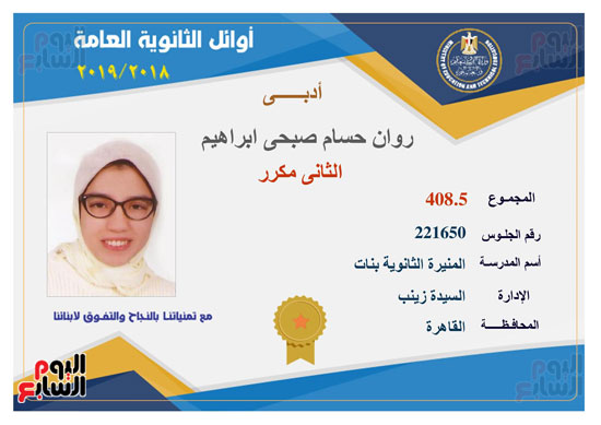 أوائل الثانوية العامة (29)