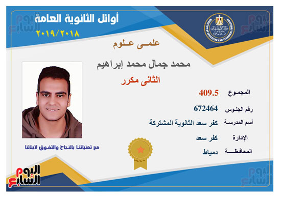 أوائل الثانوية العامة (12)