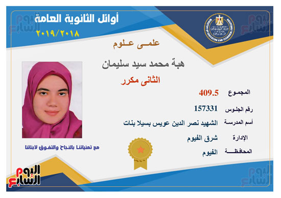 أوائل الثانوية العامة (14)