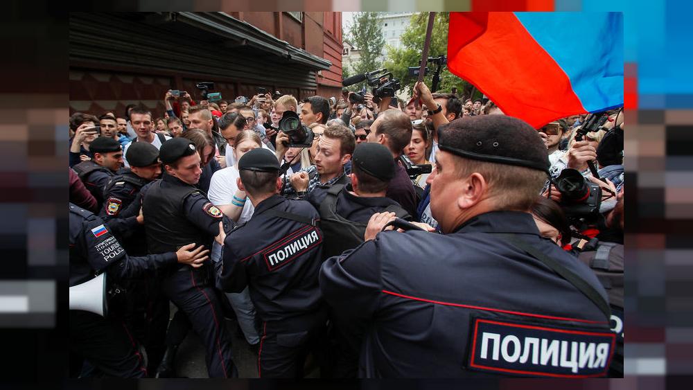 اعتقال العشرات فى موسكو