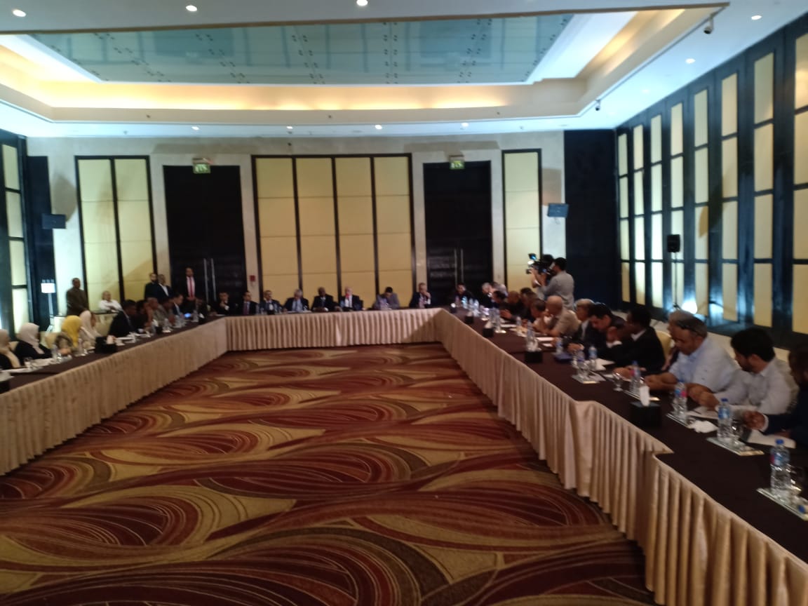 اجتماع اعضاء مجلس النواب الليبي في القاهرة بحضور اللجنة الوطنية المعنية بليبيا3