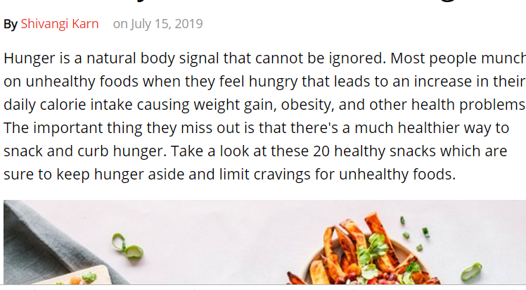 18 وجبة صحية تشعرك بالشبع ولا تسبب زيادة الوزن