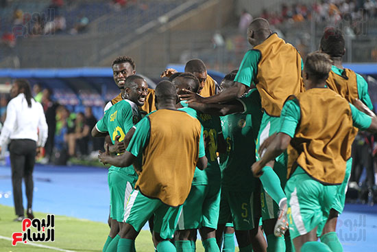 فرحة لاعبى السنغال