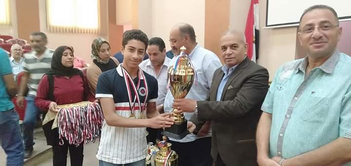 تكريم أبطال أولمبياد الطفل المصري .