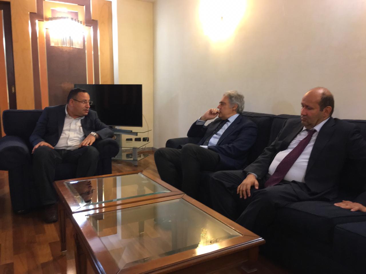 محافظ الإسكندرية يختتم زيارته لإيطاليا بلقاء نائب عمدة جنوة (1)