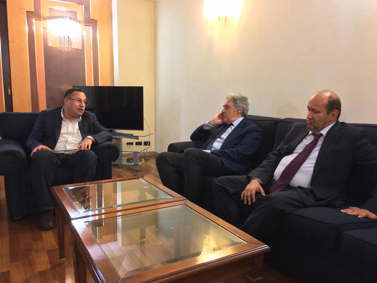محافظ الإسكندرية يختتم زيارته لإيطاليا بلقاء نائب عمدة جنوة (2)