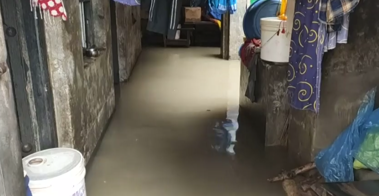 جانب من الفيضانات فى نيبال