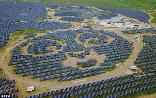 مزارع الطاقة الشمسية فى الصين  (1)