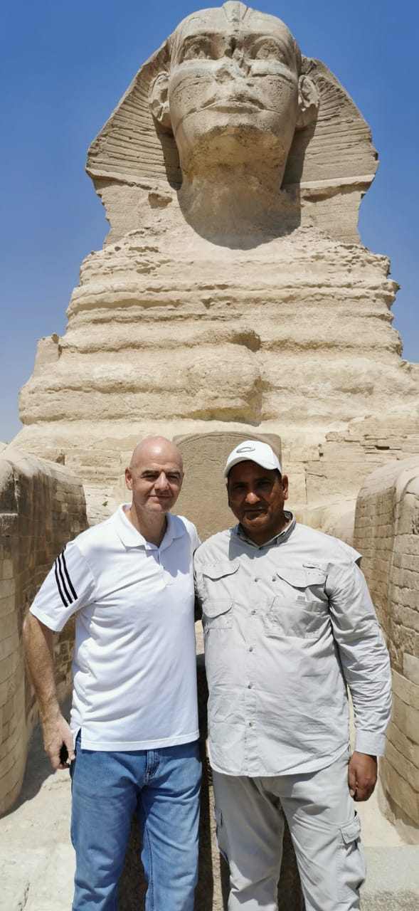 رئيس الفيفا فى الأهرامات (9)