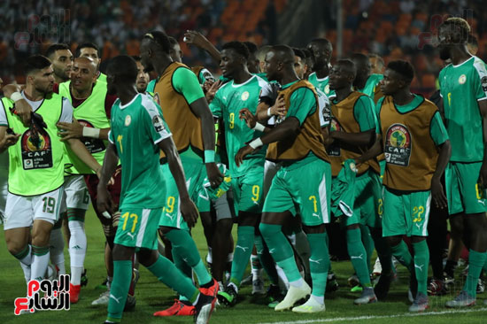 اشتباكات لاعبى الجزائر والسنغال  (4)