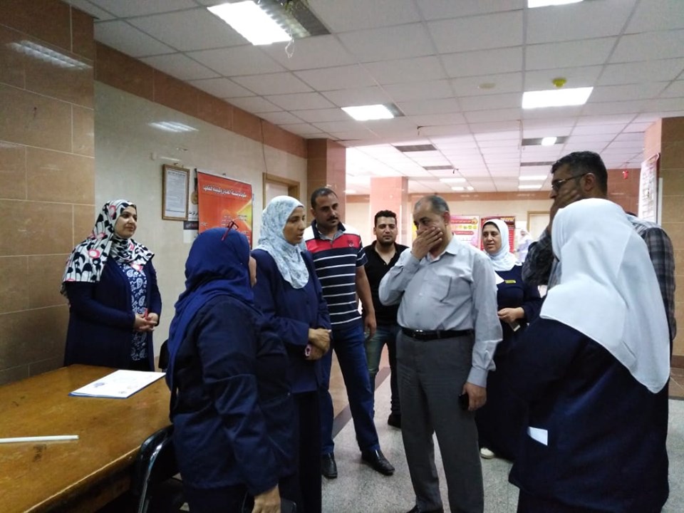 مدير التأمين الصحي يتفقد مستشفى العاشر من رمضان ومدرسة التمريض (7)