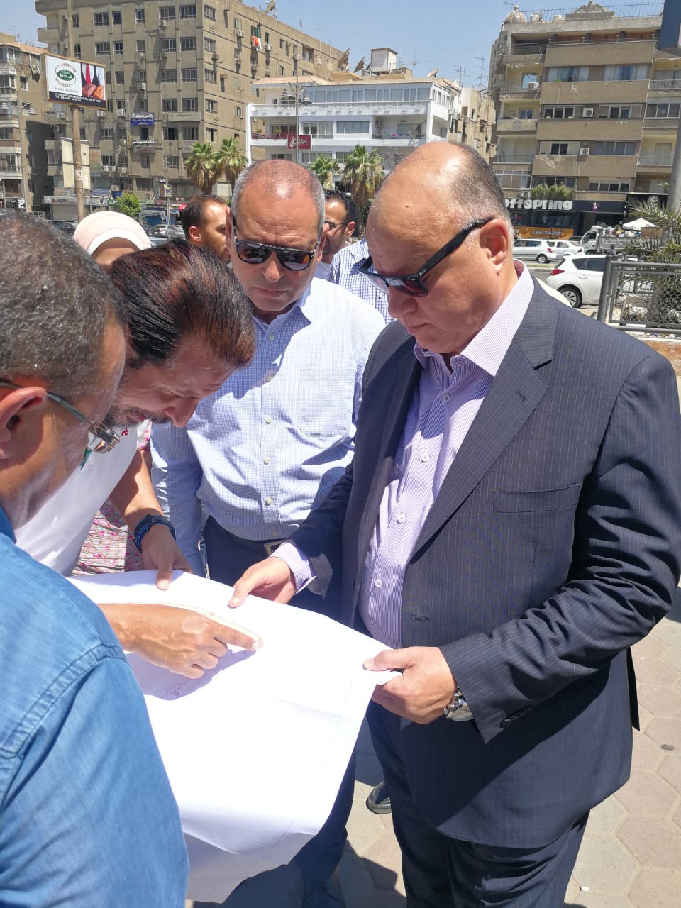 محافظ القاهرة يتفقد تطوير شارع أحمد تيسير (5)