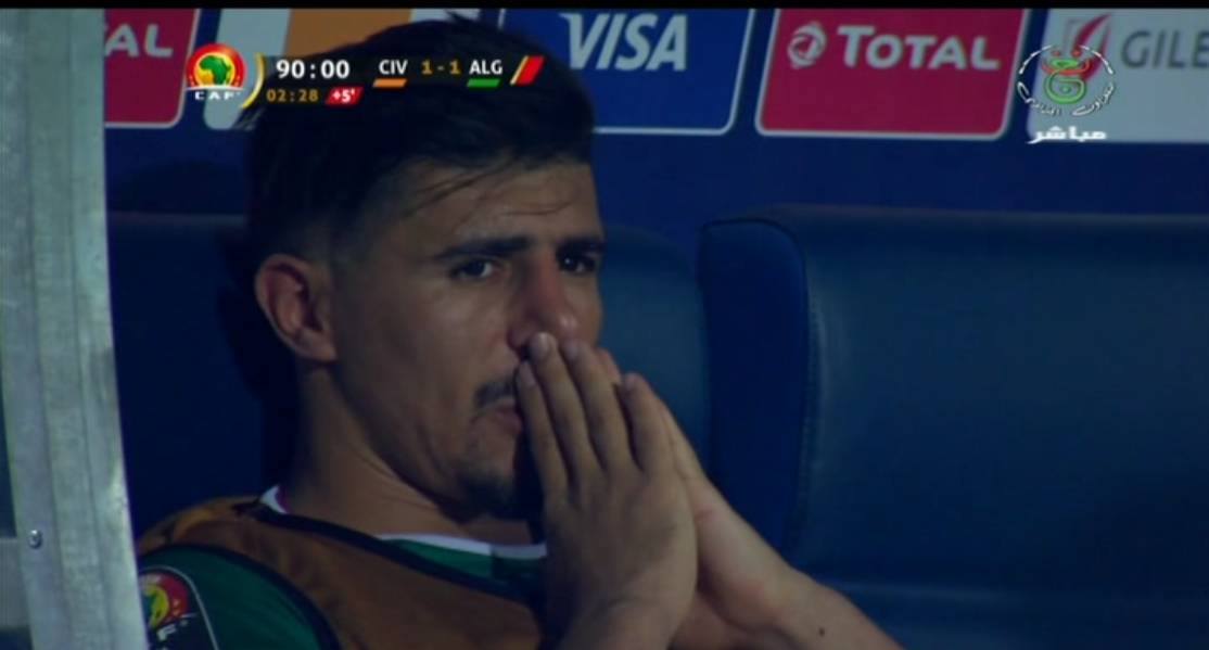بكاء بغداد بونجاح في مباراة كوت ديفوار