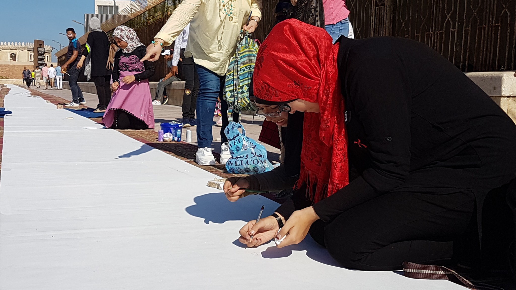 طلاب بورسعيد يرسمون معالمها  (24)