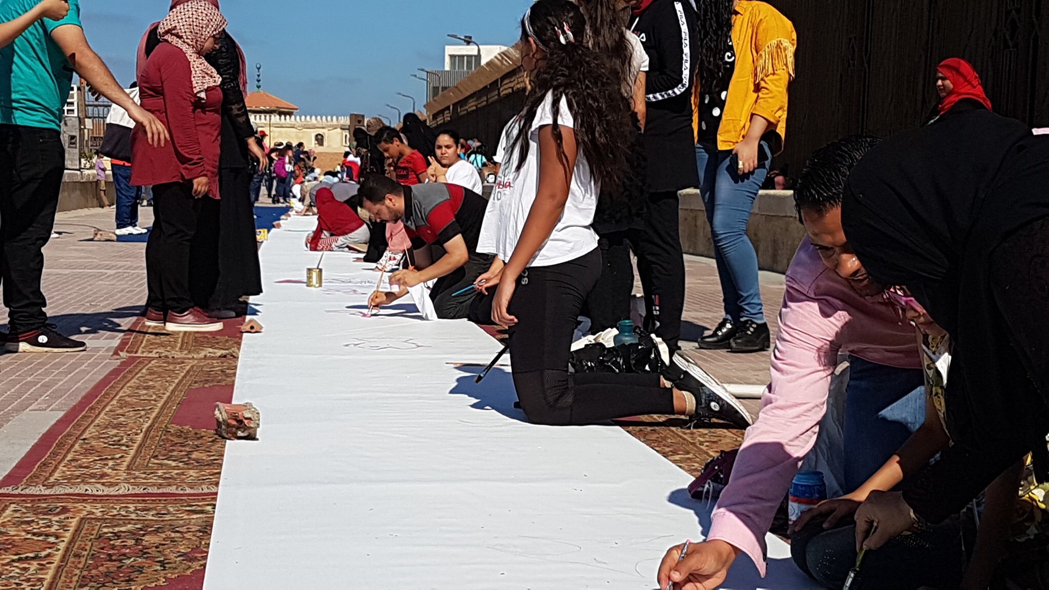طلاب بورسعيد يرسمون معالمها  (26)