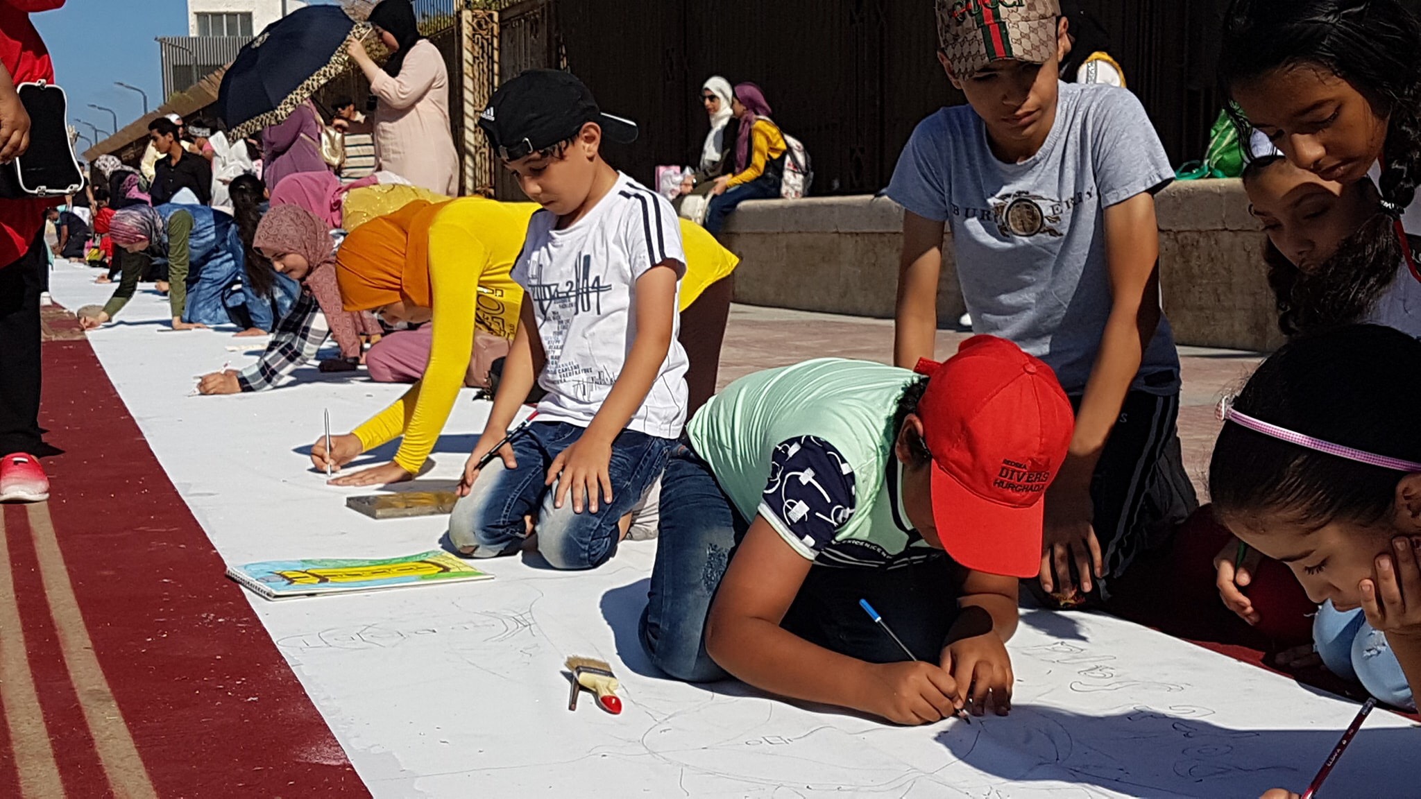 طلاب بورسعيد يرسمون معالمها  (11)