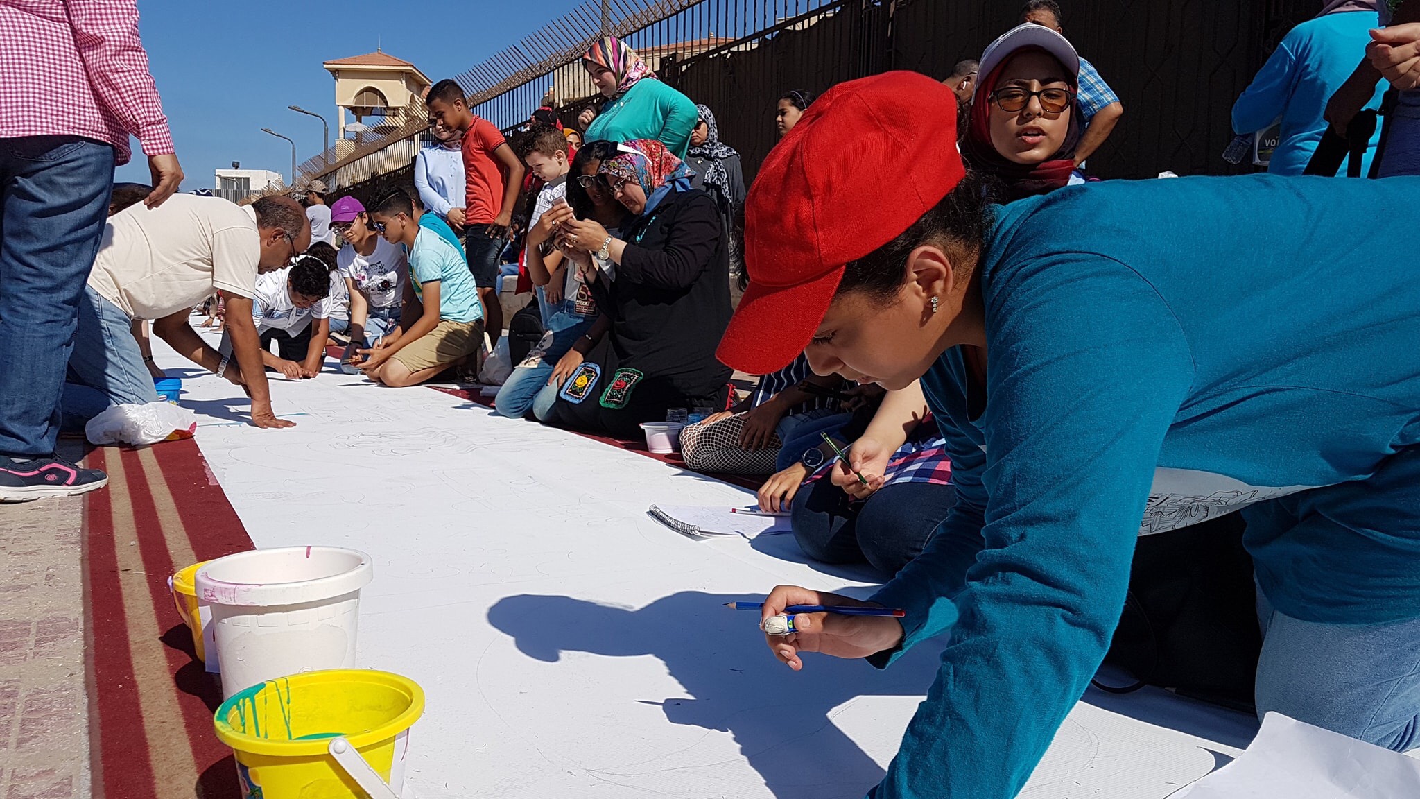 طلاب بورسعيد يرسمون معالمها  (19)