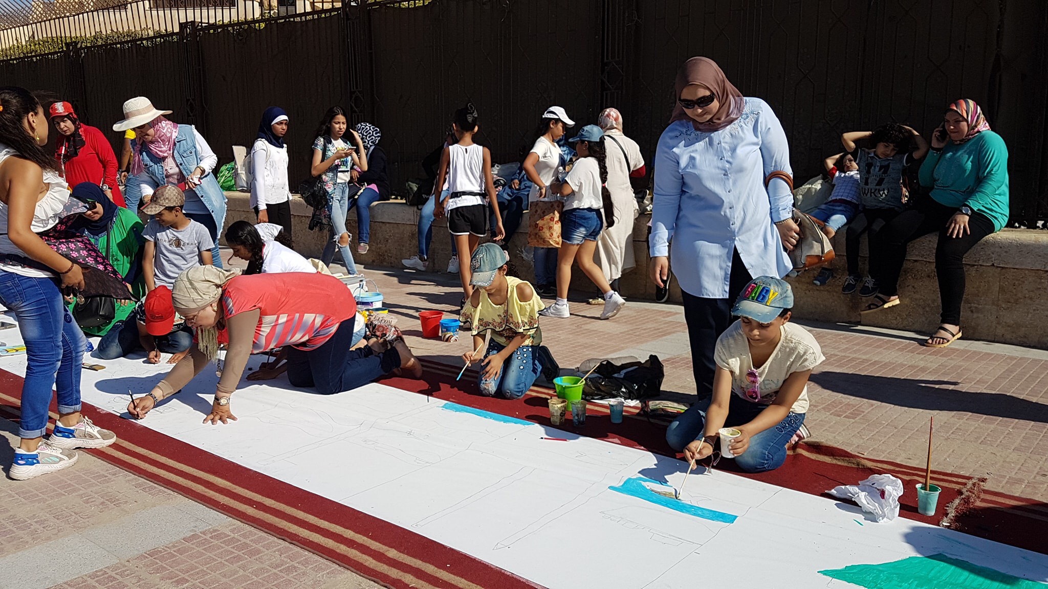 طلاب بورسعيد يرسمون معالمها  (10)