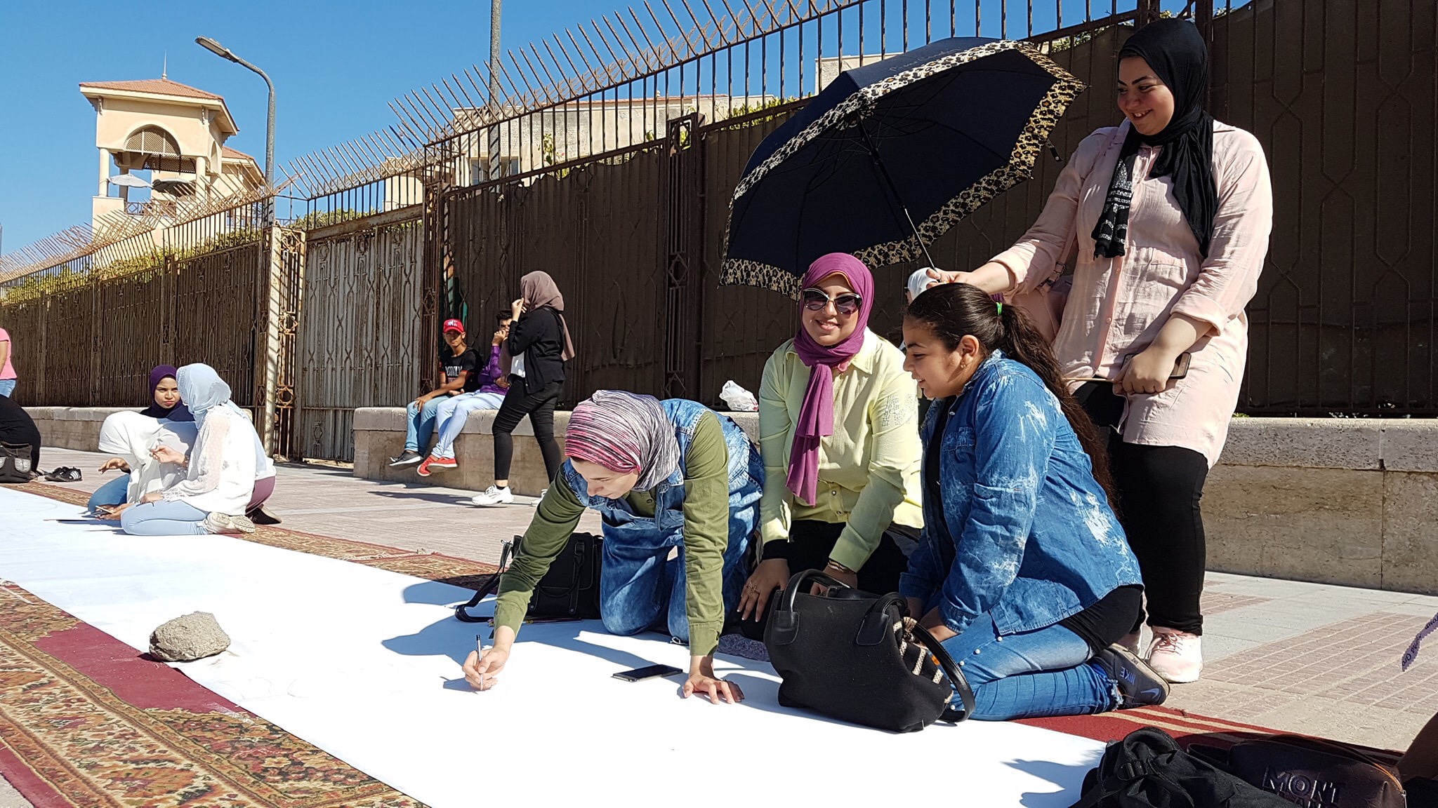 طلاب بورسعيد يرسمون معالمها  (25)