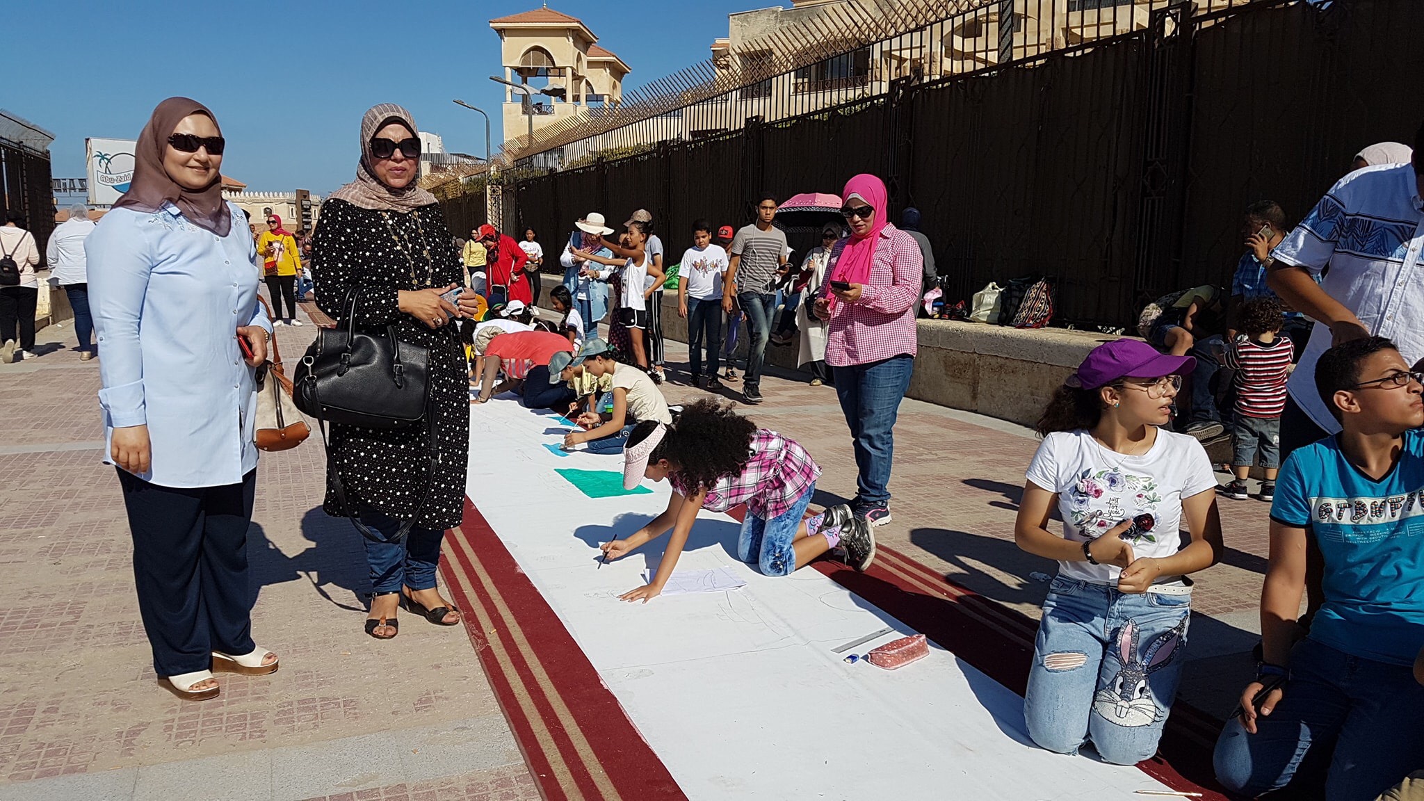 طلاب بورسعيد يرسمون معالمها  (9)