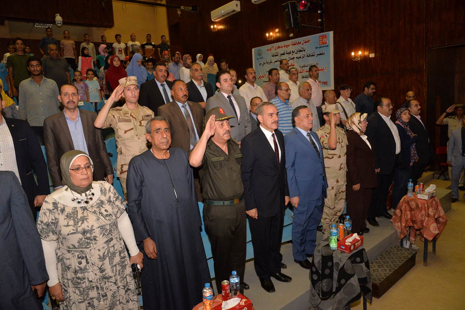 الاحتفال بذكرى ثورة 23 يوليو بقصر ثقافة الزعيم جمال عبد الناصر ببنى مر (1)