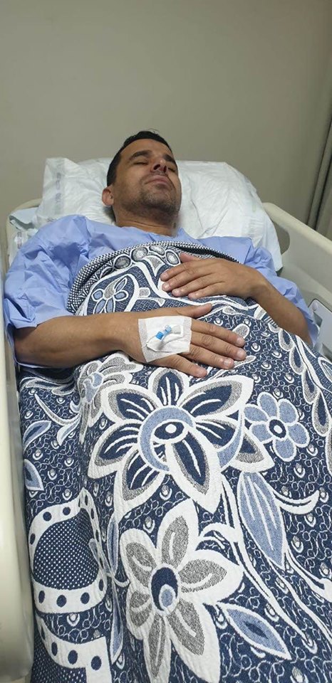 خالد الغندور فى المستشفى