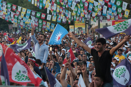 مظاهرات الأكراد جنوب تركيا (2)