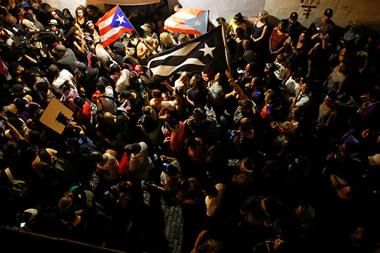 تجدد الاحتجاجات فى بورتوريكو ضد حاكم البلاد