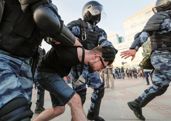 احتجاجات فى روسيا (2)