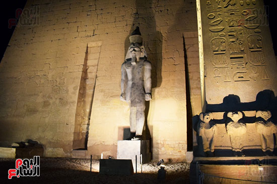 التمثال الثاني للملك رمسيس الثاني بعد افتتاحه رسمياً