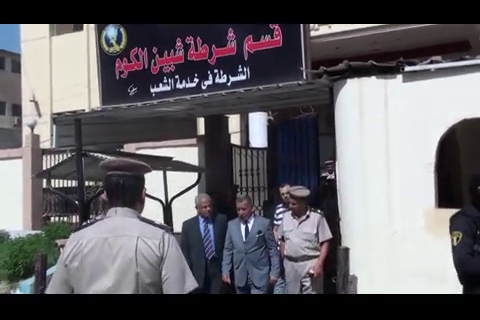 مدير أمن المنوفية يتفقد الخدمات الامنية بمدينة شبين الكوم (1)