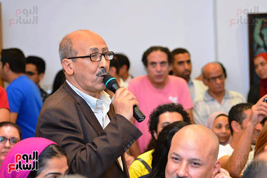 المؤتمر الصحفي الخاص بالدورة الثانية عشر للمهرجان القومي للمسرح المصري  (2)