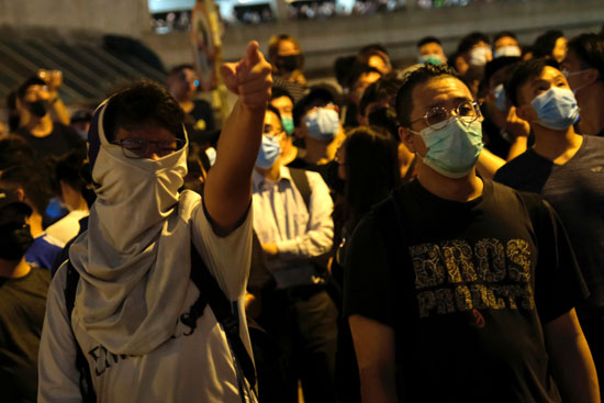 تظاهرات فى هونج كونج (3)