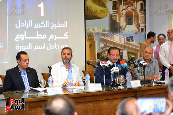 المؤتمر الصحفي الخاص بالدورة الثانية عشر للمهرجان القومي للمسرح المصري  (16)