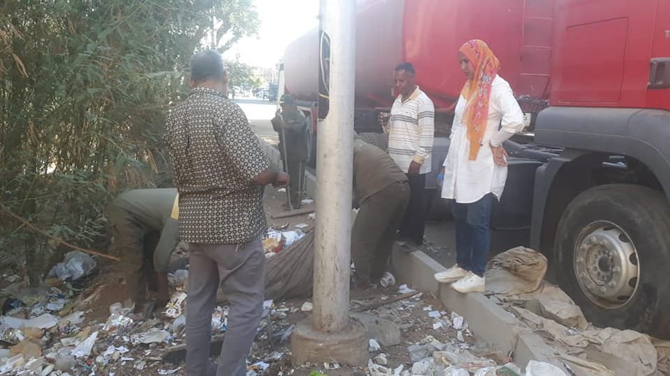حملات النظافة والتطوير لشوارع مدينة الأقصر (6)