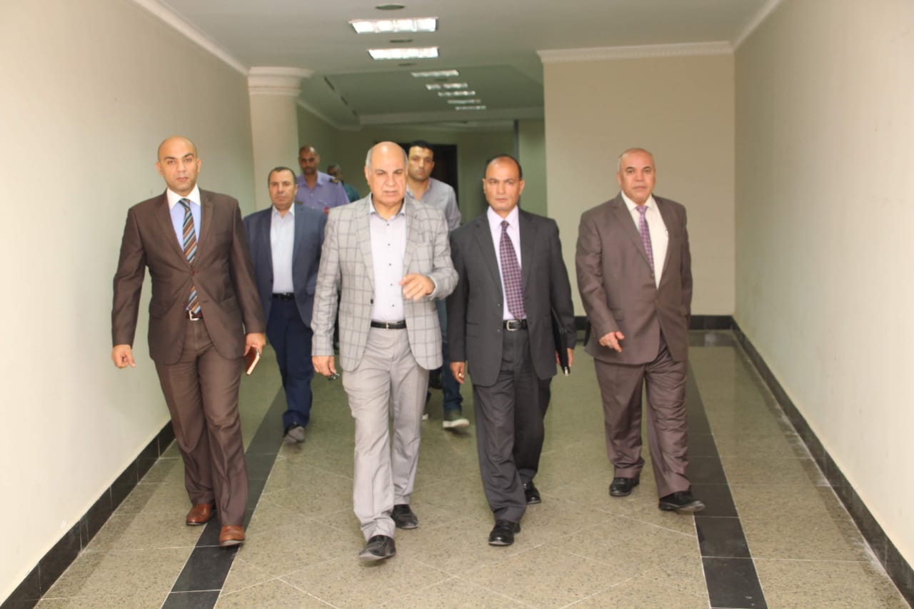 أعضاء لجنة المجلس الأعلى للجامعات المصرية بجامعة كفر الشيخ  (1)