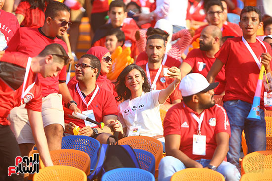 الجماهير فى مباراة مصر وجنوب أفريقيا0 (10)