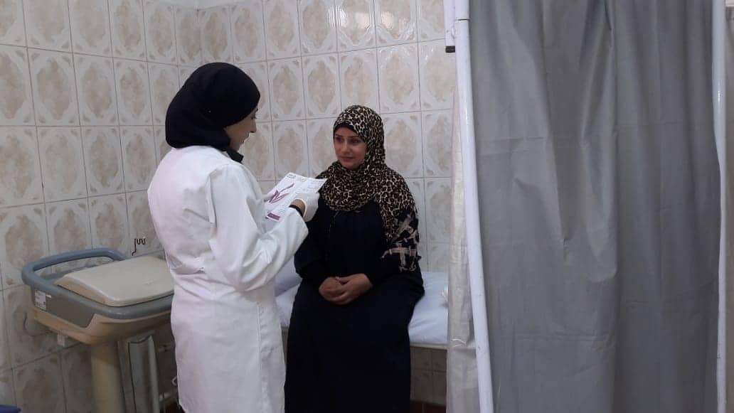  توافد العديد من السيدات بمدينة بنها علي مقر حملة الكشف عن سرطان الثدي (5)