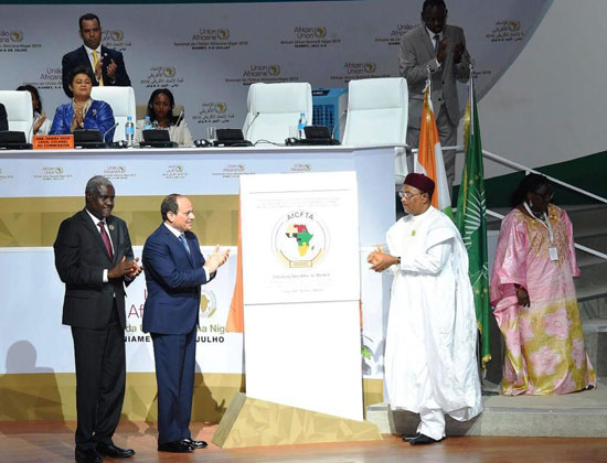 الرئيس السيسى - افتتاح قمة الاتحاد الأفريقى الاستثنائية بالنيجر (5)