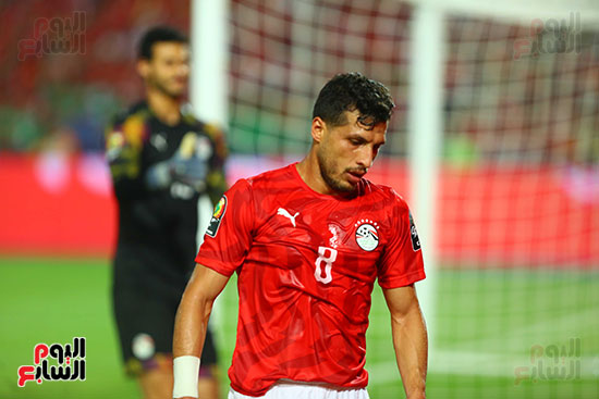 طارق حامد من مباراة مصر وجنوب افريقيا