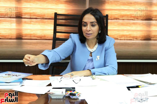الدكتورة مايا مرسى رئيسة المجلس القومى للمرأة (4)