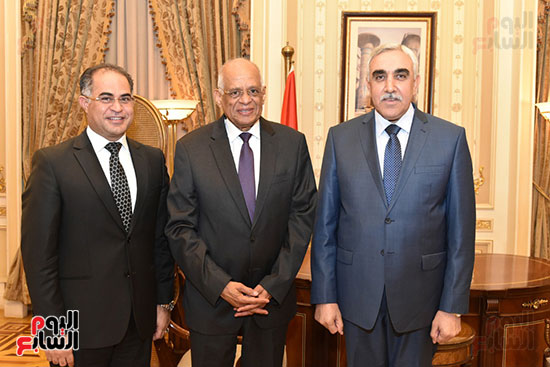 رئيس مجلس النواب على عبدالعال يستقبل السفير العراقى (3)